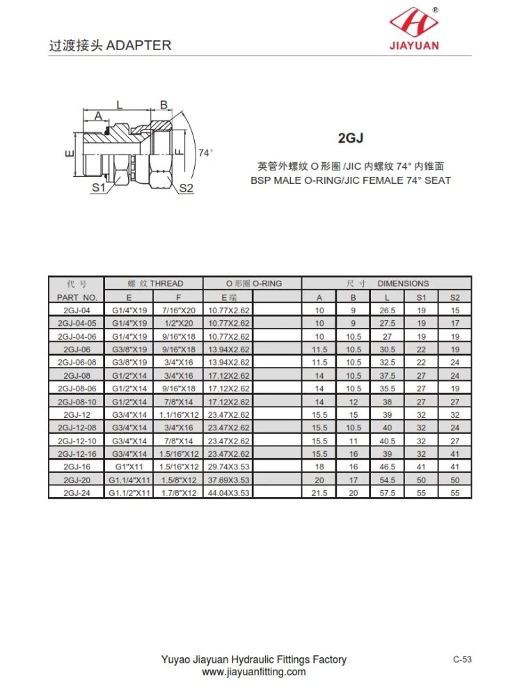 BSP Male E JIC-Drehverbinder
