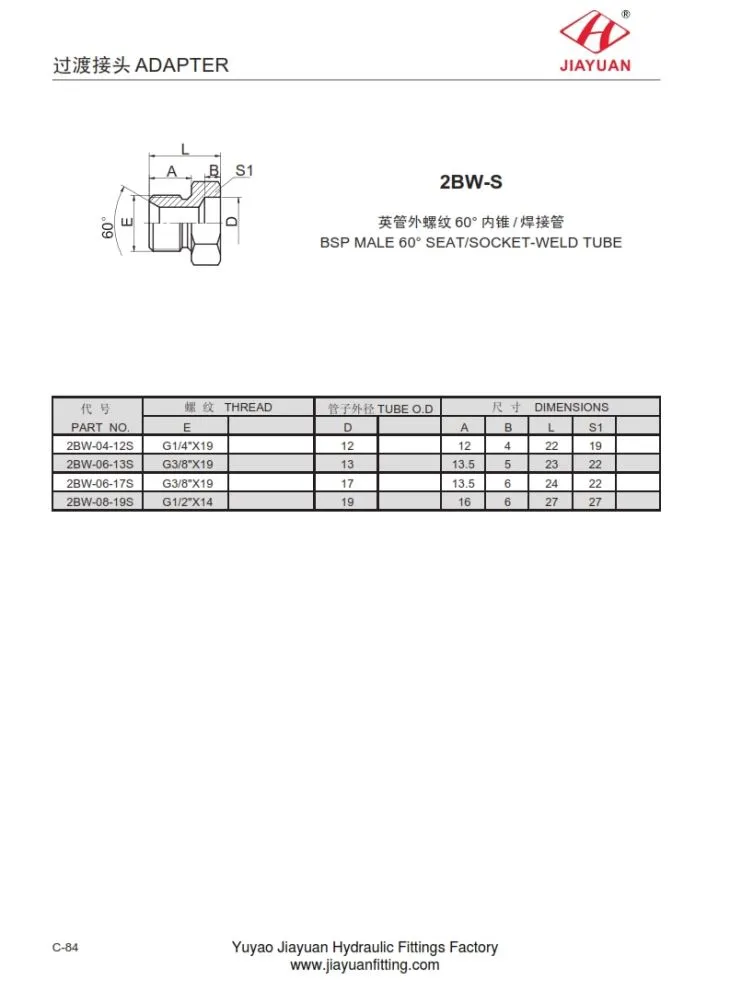 BSP-Einschweißverschraubungen für Sitzhülsen